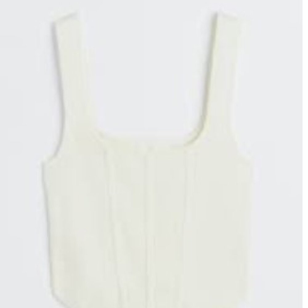 H&M Fine Knit Corset Top